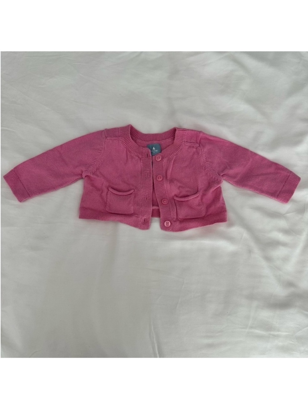 Pink Baby Cardigan Knit Sweater 3M